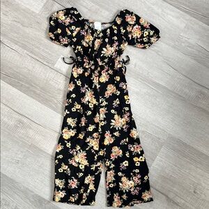 Floral girls Romper size XS